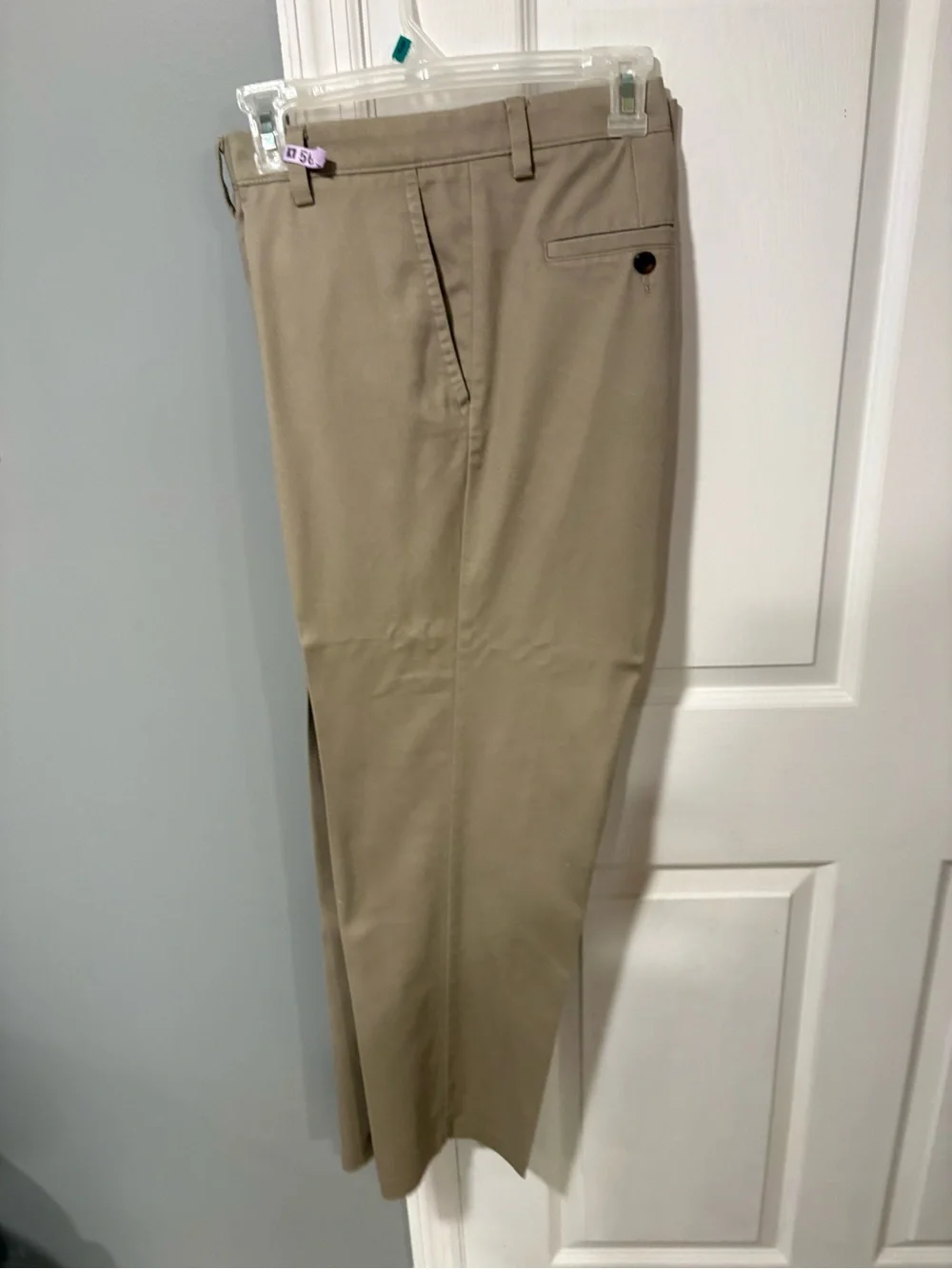Dockers Men's Khaki Chino Pants soft cotton 38x32 - Light Tan